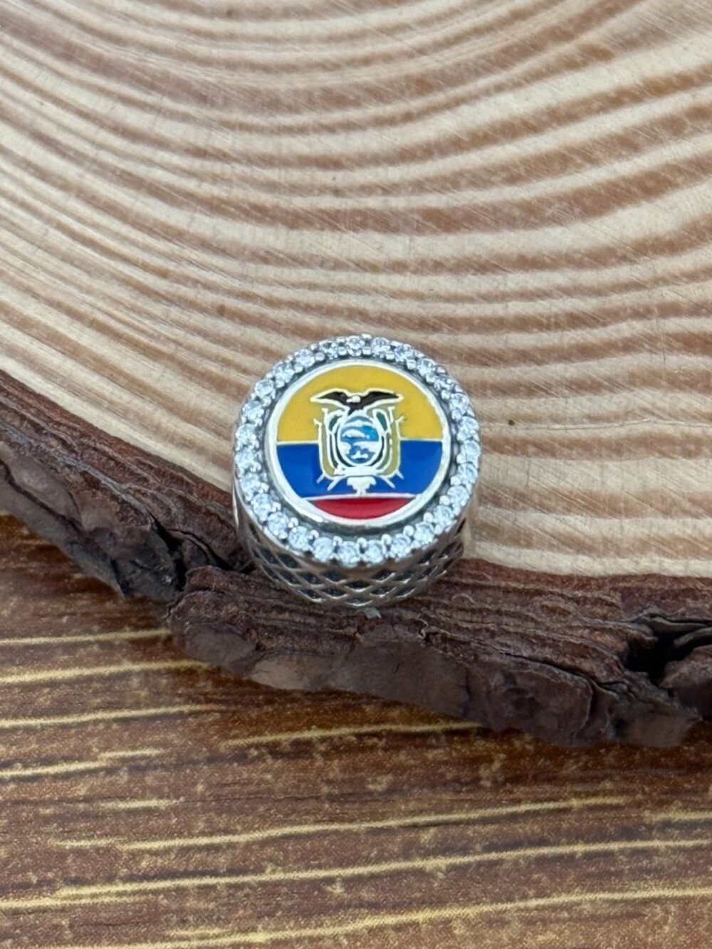 Pandora Ecuador Bead S925 Silver Charm